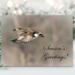 A handmade folding Christmas card with fine photography of a gadwall in flight available at Cove Creek Photography. A handmade folding Christmas card with fine photography of a gadwall in flight available at Cove Creek Photography.